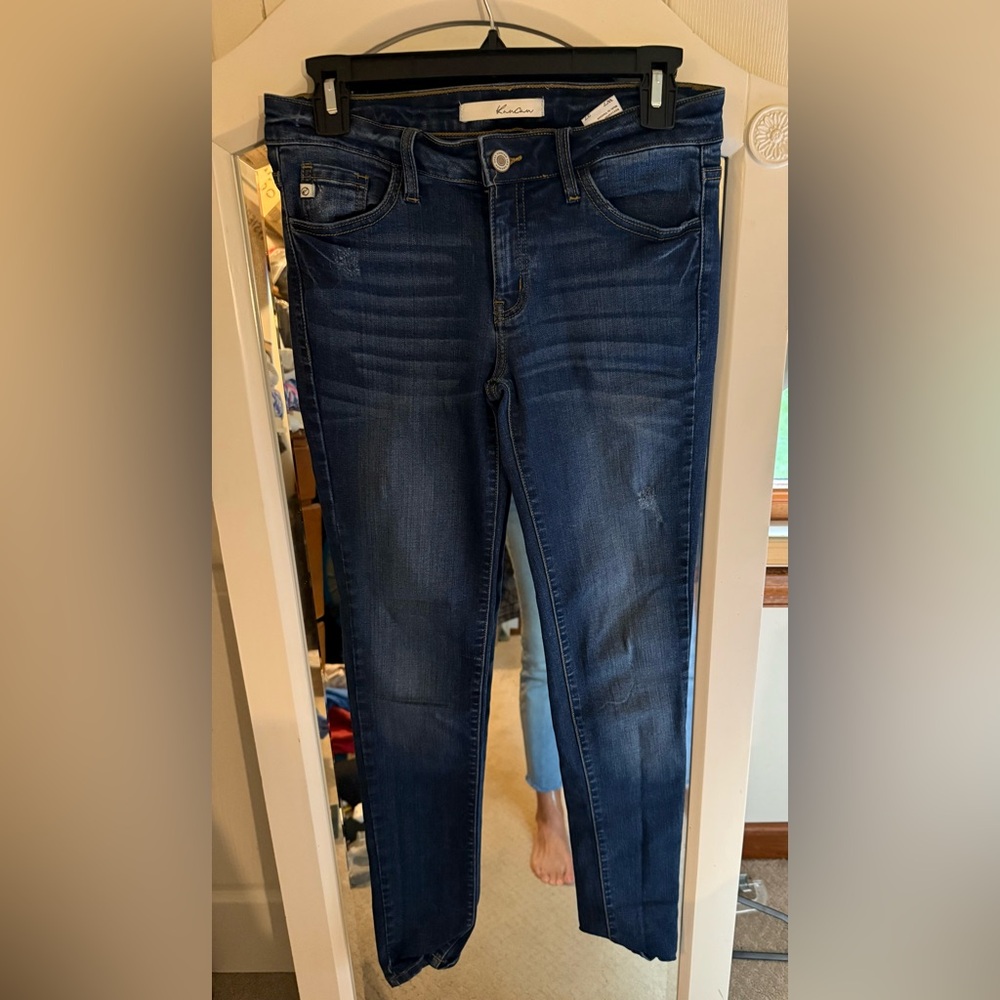 KanCan Estilo Jeans Dark Distressed Skinny KC8076 Size 27